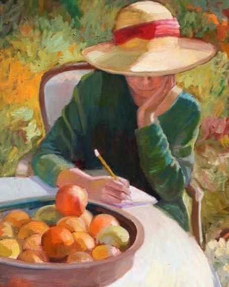 I never fully process life until I have explored it more deeply on the page. (Art by Sally Rosenbaum)